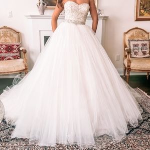 NWT Justin Alexander tulle wedding dress